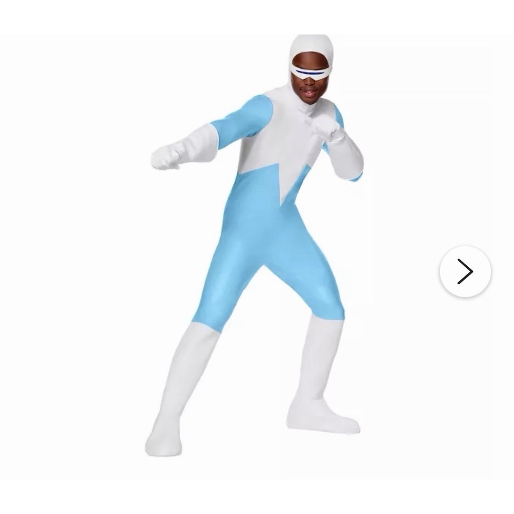Spirit Halloween Frozone Costume Adult Large The Incredibles Disney Pixar